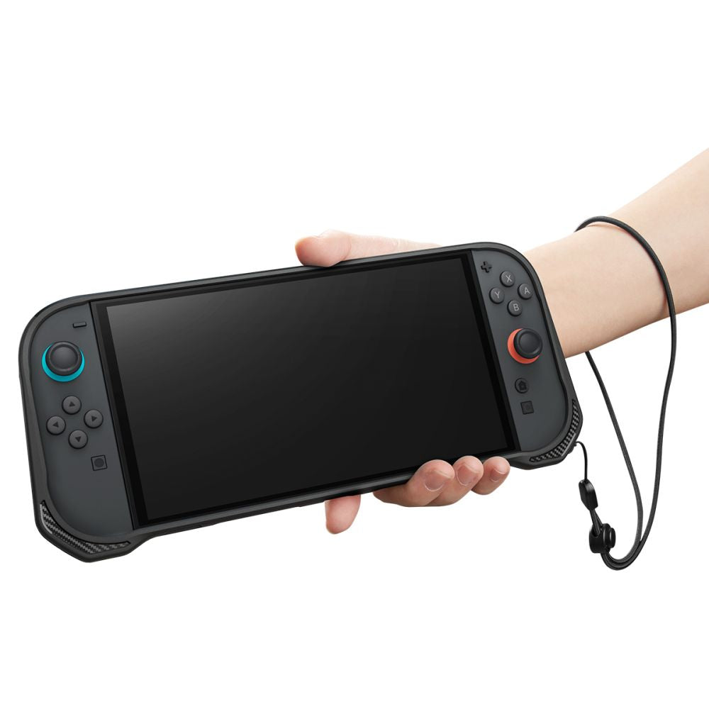 SPIGEN RUGGED ARMOR NINTENDO SWITCH 2 NERO OPACO