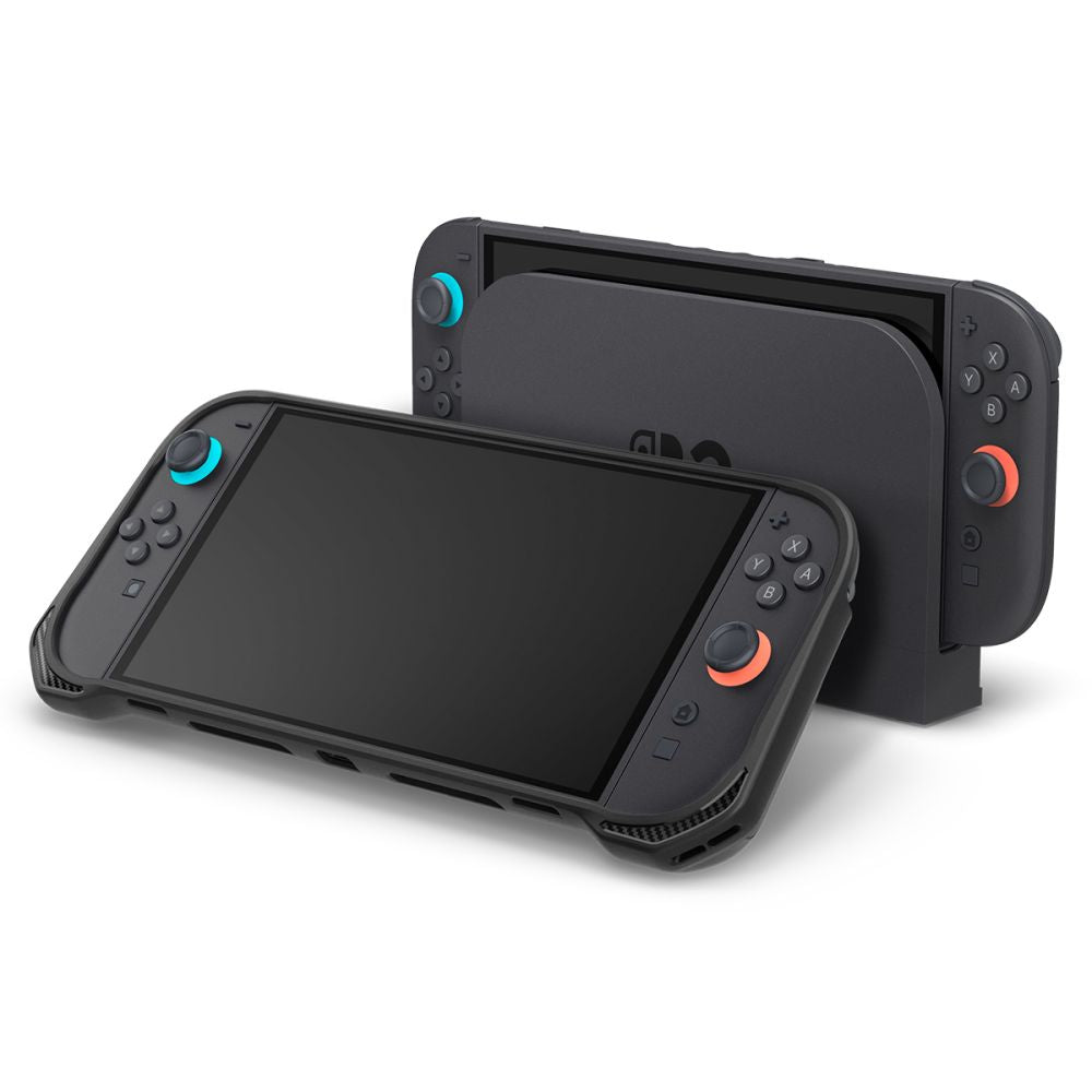 SPIGEN RUGGED ARMOR NINTENDO SWITCH 2 NERO OPACO