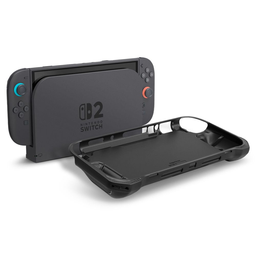 SPIGEN RUGGED ARMOR NINTENDO SWITCH 2 NERO OPACO