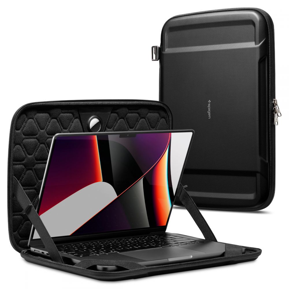 COPERTURA SPIGEN RUGGED ARMOR POUCH "PRO" PER LAPTOP 13-14 NERA