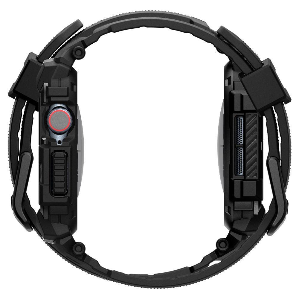 COPERTURA SPIGEN RUGGED ARMOR "PRO" PER APPLE WATCH 10 (42 MM) NERO OPACO