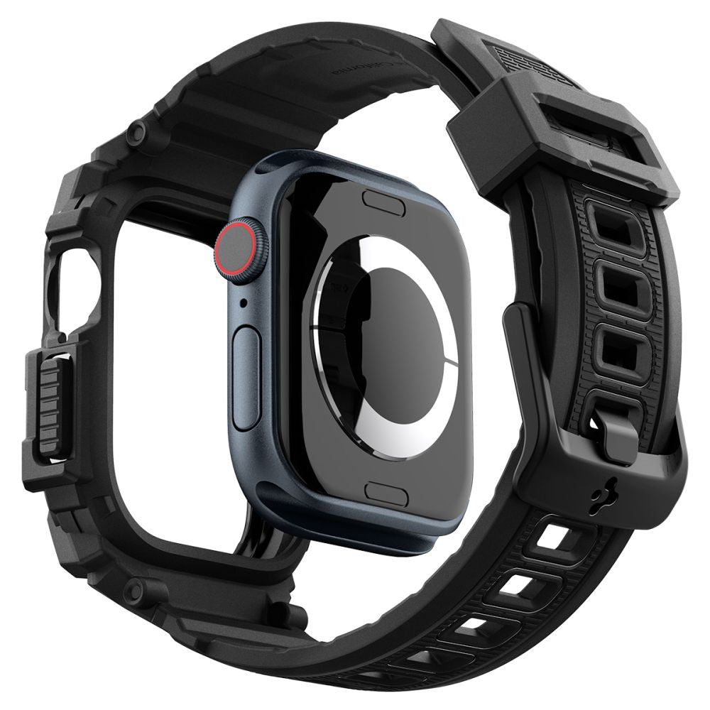 COPERTURA SPIGEN RUGGED ARMOR "PRO" PER APPLE WATCH 10 (42 MM) NERO OPACO
