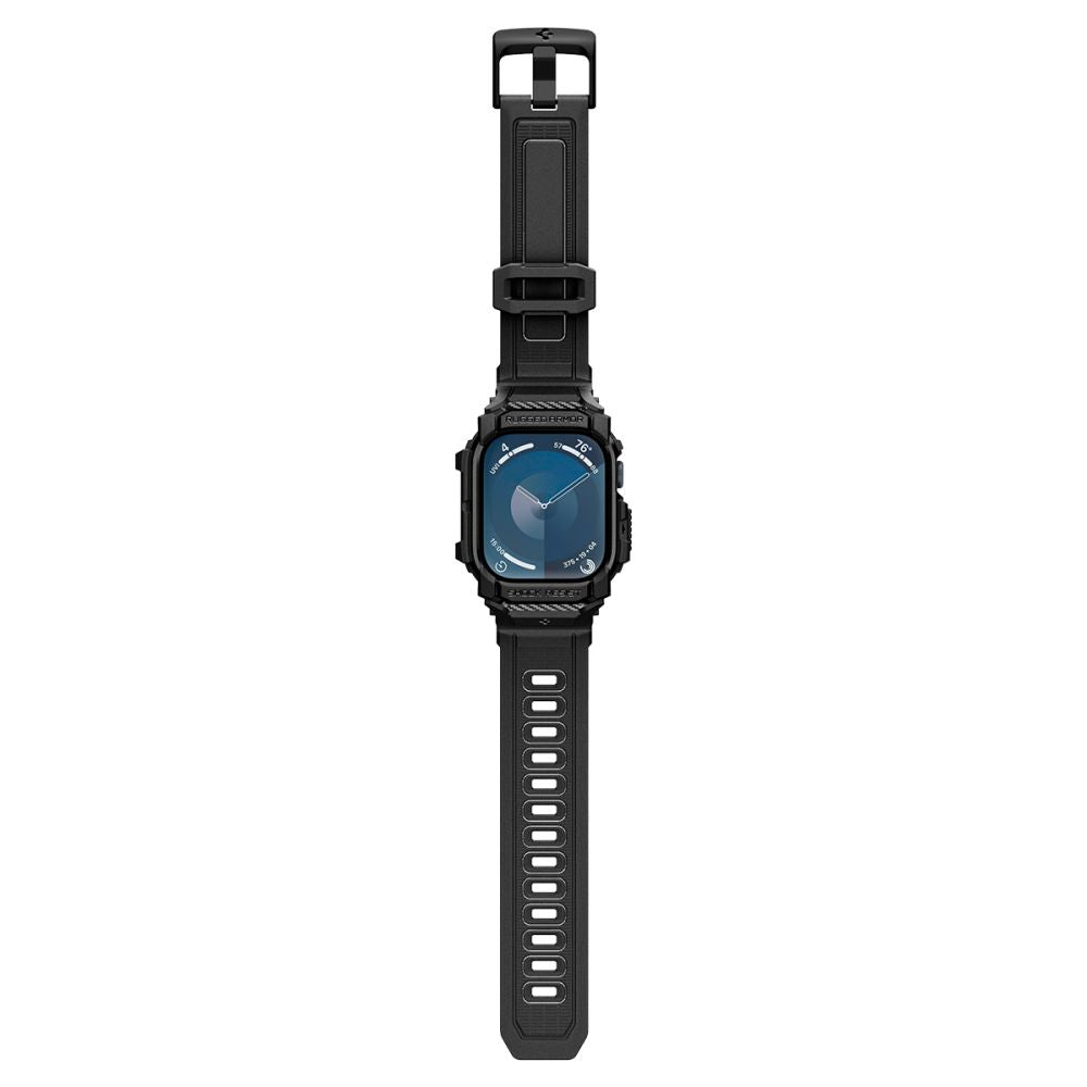 COPERTURA SPIGEN RUGGED ARMOR "PRO" PER APPLE WATCH 10 (42 MM) NERO OPACO