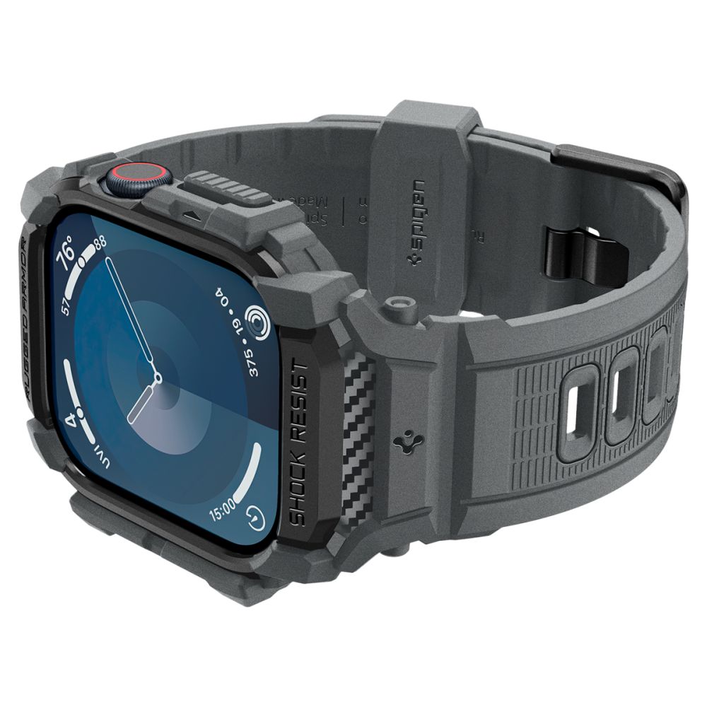 COPERTURA SPIGEN RUGGED ARMOR "PRO" PER APPLE WATCH 10 (46 MM) GRIGIO SCURO