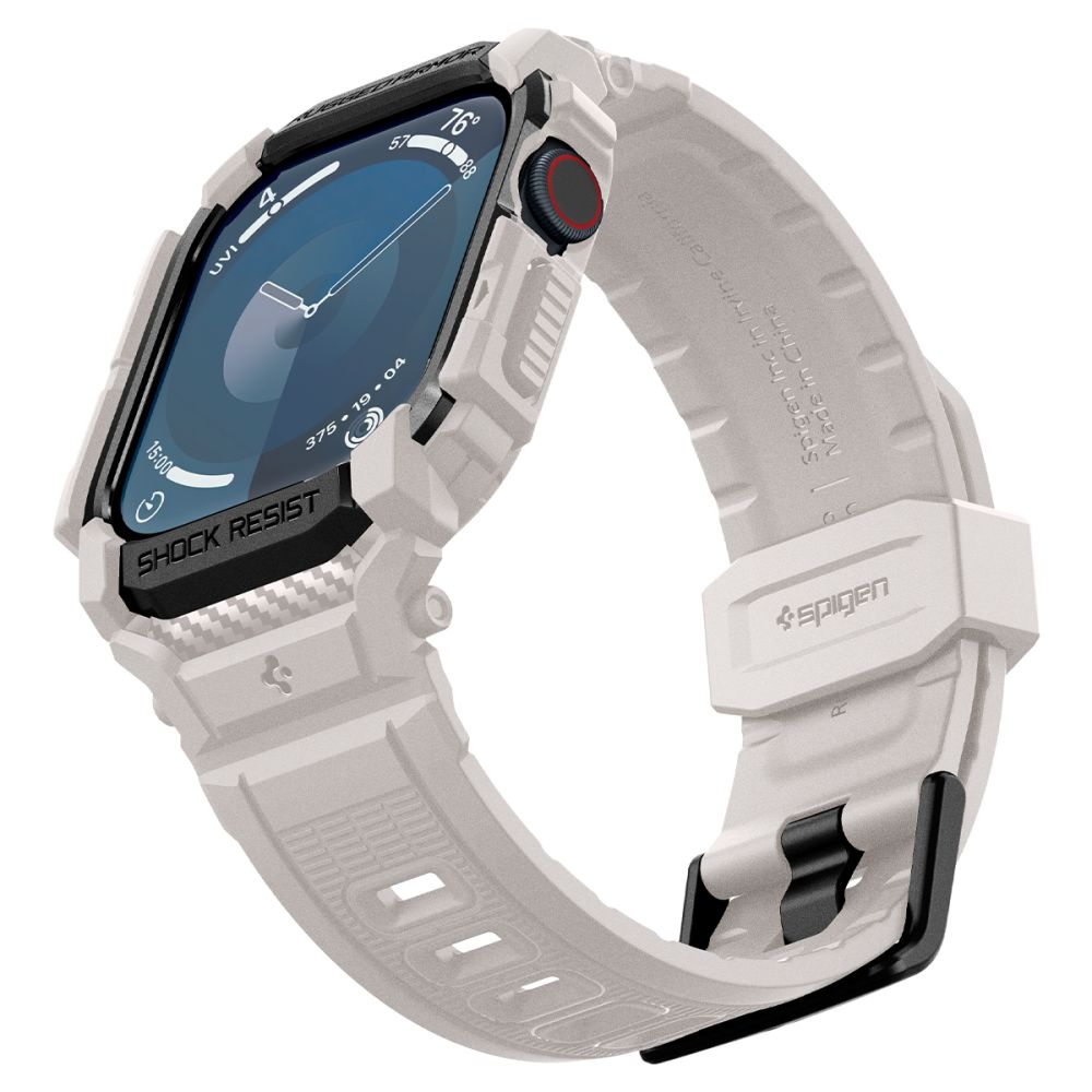 CUSTODIA SPIGEN RUGGED ARMOR "PRO" APPLE WATCH 10 (46 MM) DUNE BEIGE