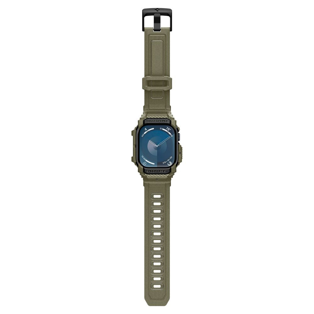 COPERTURA SPIGEN RUGGED ARMOR "PRO" APPLE WATCH 10 (46 MM) VINTAGE KHAKI