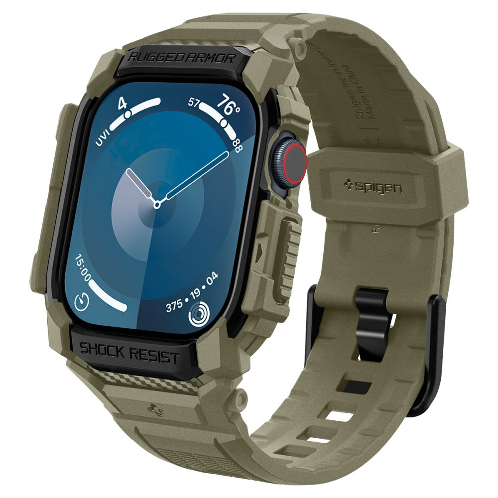 COPERTURA SPIGEN RUGGED ARMOR "PRO" APPLE WATCH 10 (46 MM) VINTAGE KHAKI