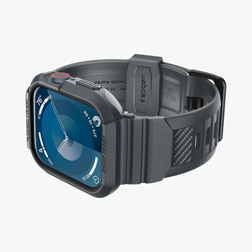 CINTURINO SPIGEN RUGGED ARMOR "PRO" APPLE WATCH 4 / 5 / 6 / 7 / 8 / 9 / SE (44 / 45 MM) GRIGIO SCURO