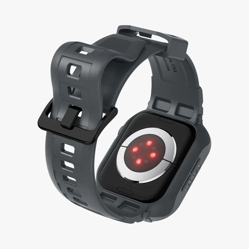 CINTURINO SPIGEN RUGGED ARMOR "PRO" APPLE WATCH 4 / 5 / 6 / 7 / 8 / 9 / SE (44 / 45 MM) GRIGIO SCURO