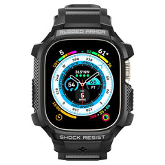 CINTURINO CON CASE PROTETTIVO SPIGEN RUGGED ARMOR "PRO" APPLE WATCH ULTRA 49 MM NERO
