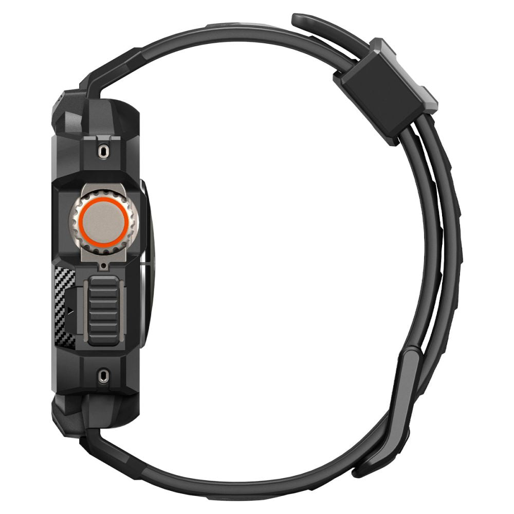 CINTURINO CON CASE PROTETTIVO SPIGEN RUGGED ARMOR "PRO" APPLE WATCH ULTRA 49 MM NERO