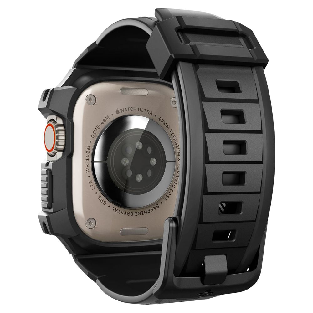 CINTURINO CON CASE PROTETTIVO SPIGEN RUGGED ARMOR "PRO" APPLE WATCH ULTRA 49 MM NERO