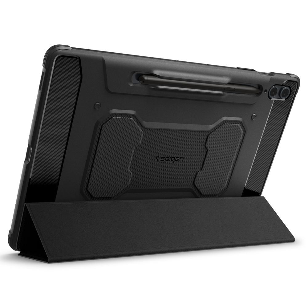 COPERTURA / INVOLUCRO PER SAMSUNG GALAXY TAB S9 FE+ PLUS 12.4 X610 / X616B SPIGEN RUGGED ARMOR "PRO" NERO