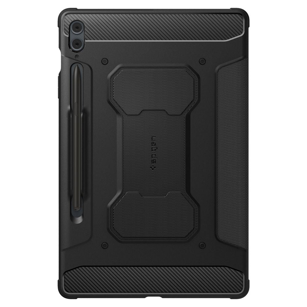 COPERTURA / INVOLUCRO PER SAMSUNG GALAXY TAB S9 FE+ PLUS 12.4 X610 / X616B SPIGEN RUGGED ARMOR "PRO" NERO