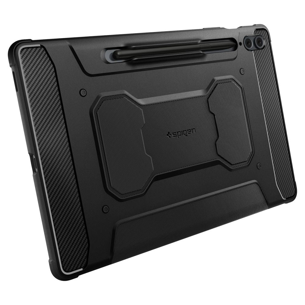 COPERTURA / INVOLUCRO PER SAMSUNG GALAXY TAB S9 FE+ PLUS 12.4 X610 / X616B SPIGEN RUGGED ARMOR "PRO" NERO