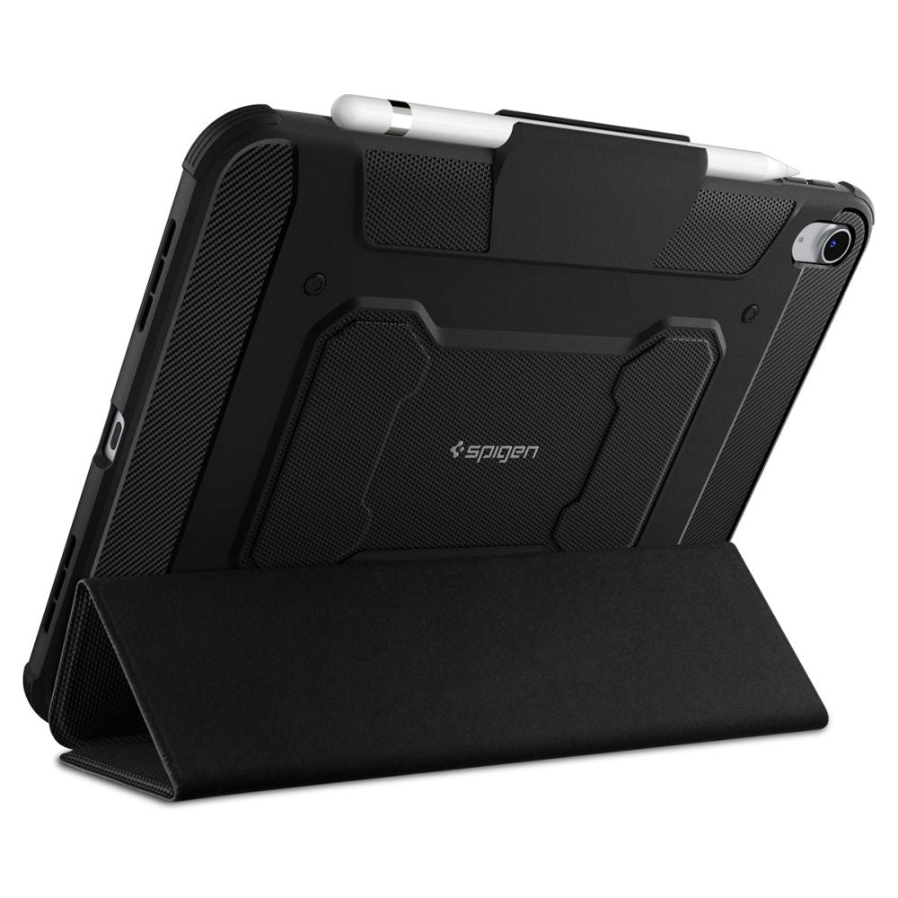 COPERTURA / INVOLUCRO PER IPAD 10.9 2022 SPIGEN RUGGED ARMOR "PRO" NERO