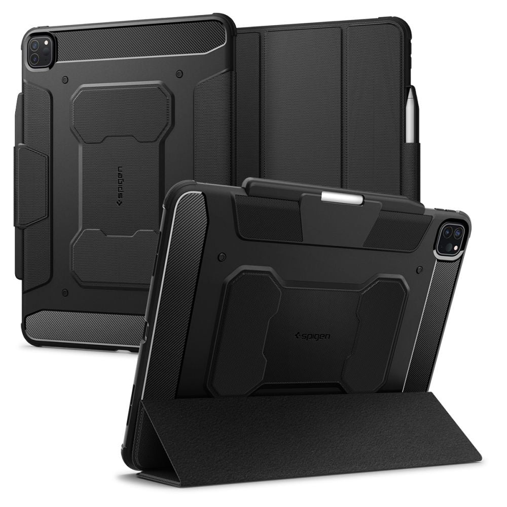 COPERTURA SPIGEN RUGGED ARMOR "PRO" IPAD PRO 13 7 / 2024 NERA