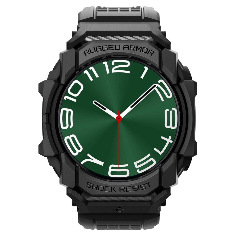 CUSTODIA PROTETTIVA PER SAMSUNG GALAXY WATCH ULTRA (47 MM) SPIGEN RUGGED ARMOR "PRO" NERO OPACO