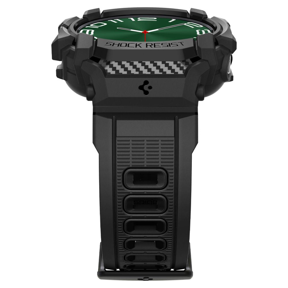 CUSTODIA PROTETTIVA PER SAMSUNG GALAXY WATCH ULTRA (47 MM) SPIGEN RUGGED ARMOR "PRO" NERO OPACO