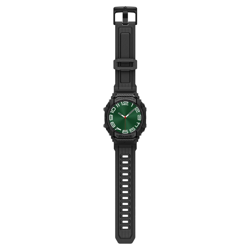 CUSTODIA PROTETTIVA PER SAMSUNG GALAXY WATCH ULTRA (47 MM) SPIGEN RUGGED ARMOR "PRO" NERO OPACO