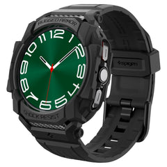 CUSTODIA PROTETTIVA PER SAMSUNG GALAXY WATCH ULTRA (47 MM) SPIGEN RUGGED ARMOR "PRO" NERO OPACO