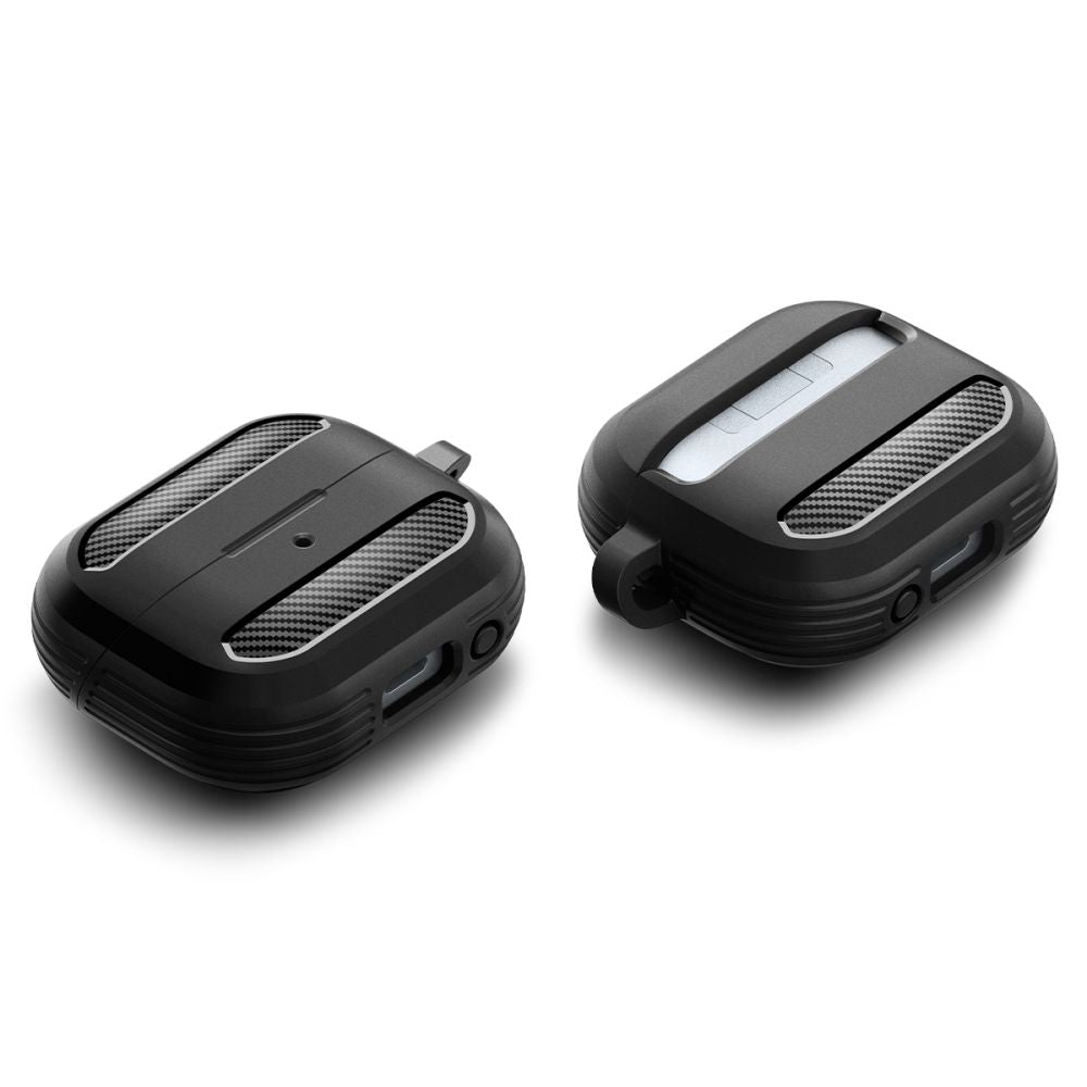 CUSTODIA PER SAMSUNG GALAXY BUDS 3 / 3 PRO SPIGEN RUGGED ARMOR NERO OPACO