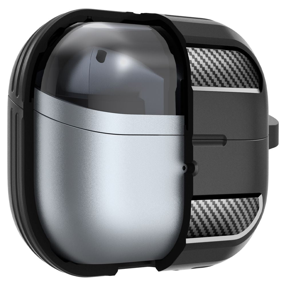 CUSTODIA PER SAMSUNG GALAXY BUDS 3 / 3 PRO SPIGEN RUGGED ARMOR NERO OPACO