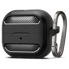 CUSTODIA PER SAMSUNG GALAXY BUDS 3 / 3 PRO SPIGEN RUGGED ARMOR NERO OPACO
