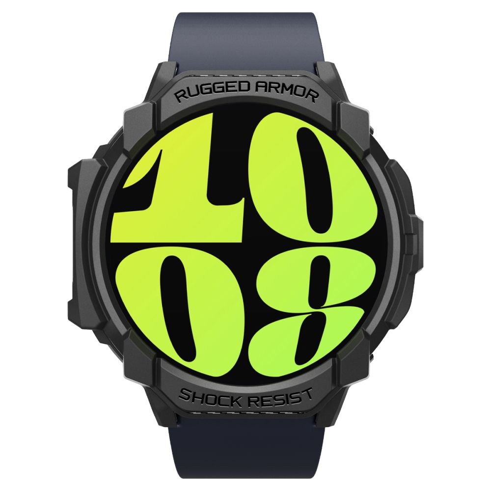 CUSTODIA PROTEGGI PER SAMSUNG GALAXY WATCH 7 (44 MM) SPIGEN RUGGED ARMOR NERO OPACO