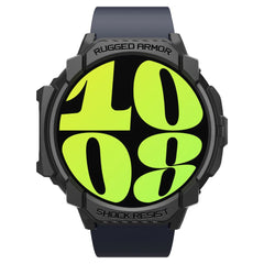 CUSTODIA PROTEGGI PER SAMSUNG GALAXY WATCH 7 (44 MM) SPIGEN RUGGED ARMOR NERO OPACO