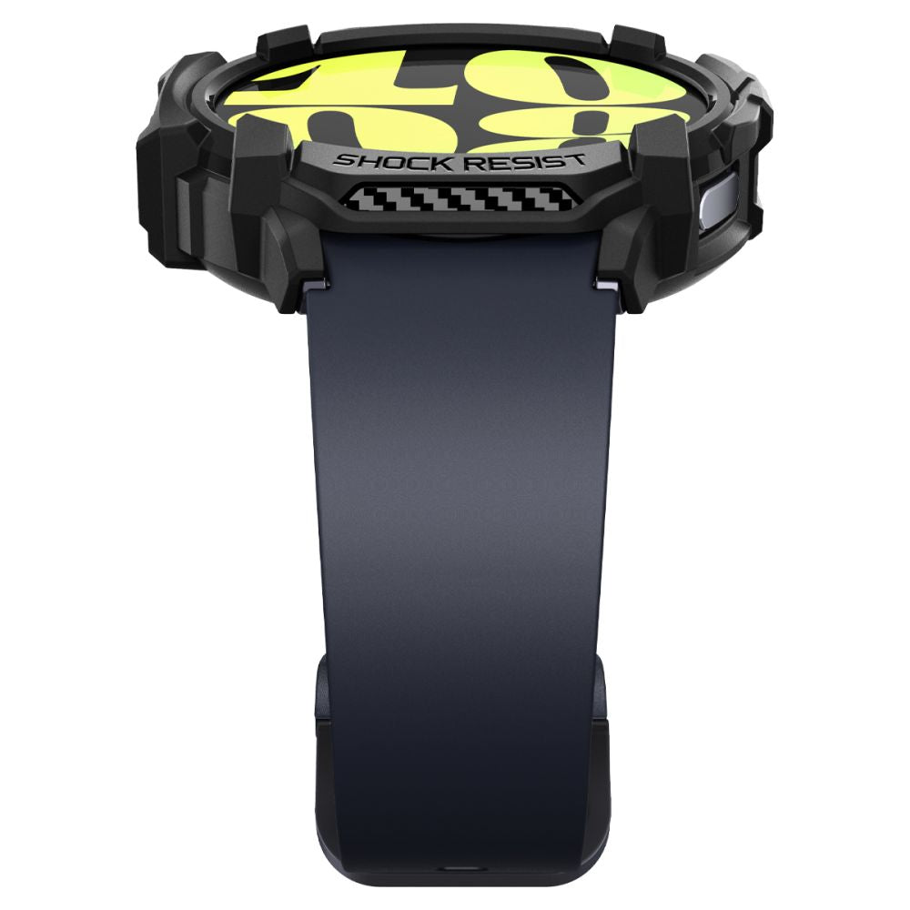 CUSTODIA PROTEGGI PER SAMSUNG GALAXY WATCH 7 (44 MM) SPIGEN RUGGED ARMOR NERO OPACO