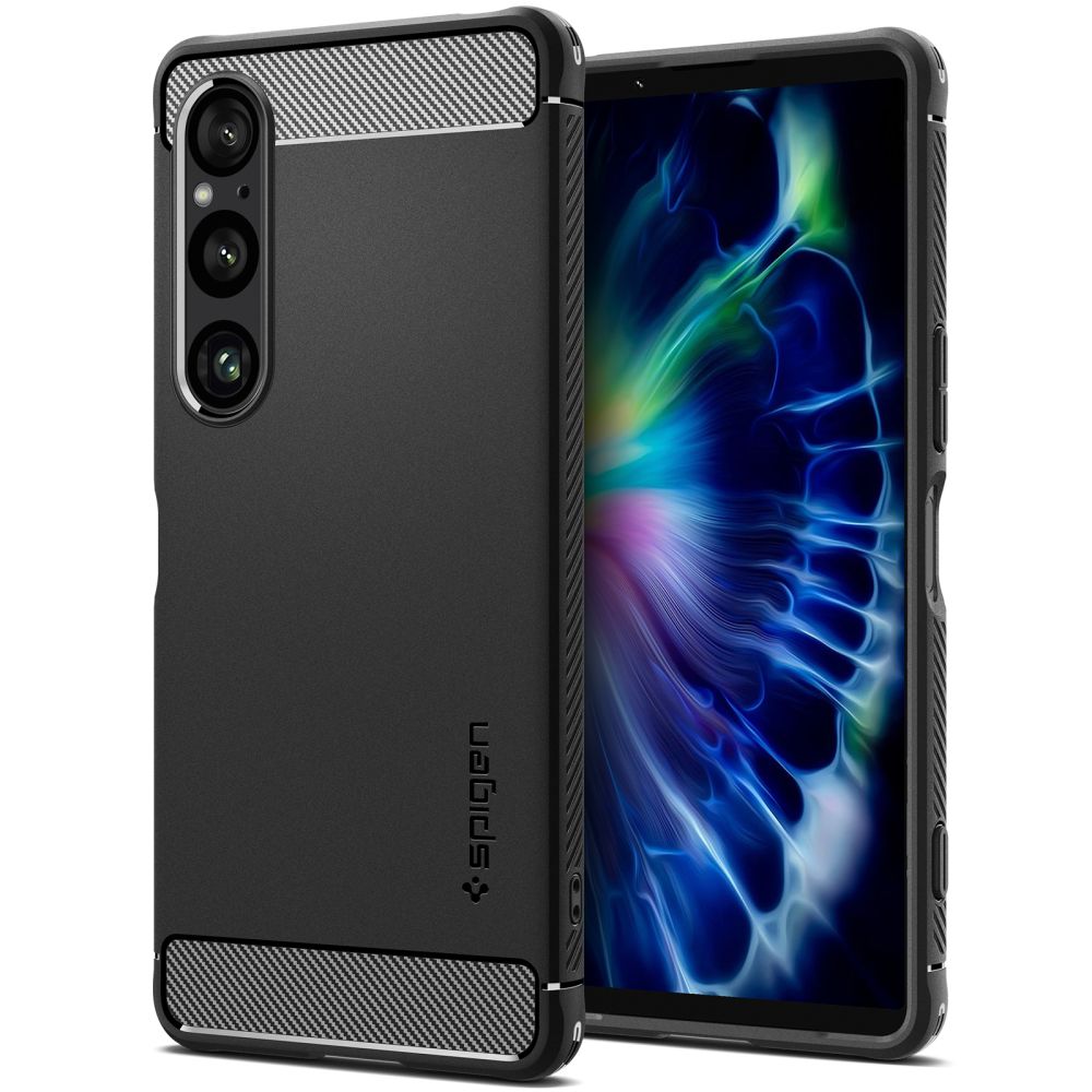 SPIGEN RUGGED ARMOR SONY XPERIA 1 VI NERO OPACO