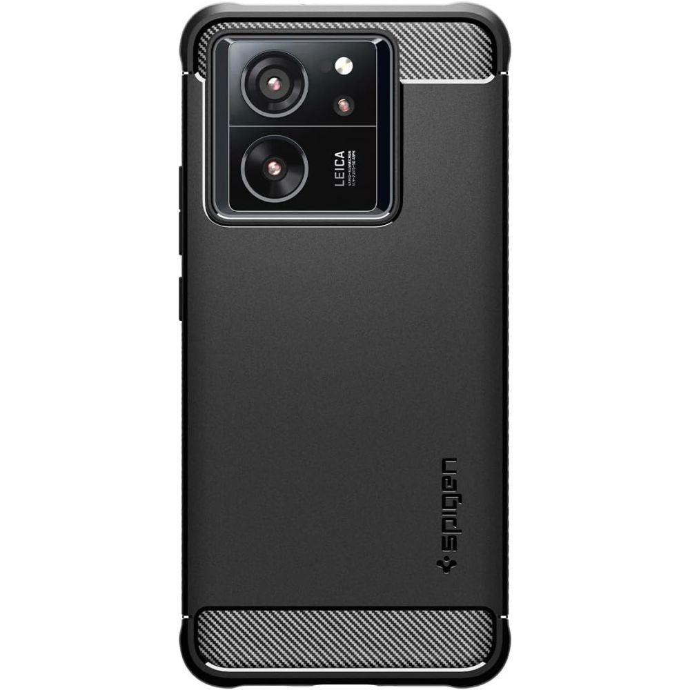 COPERTURA SPIGEN RUGGED ARMOR XIAOMI 13T / 13T PRO NERO OPACO