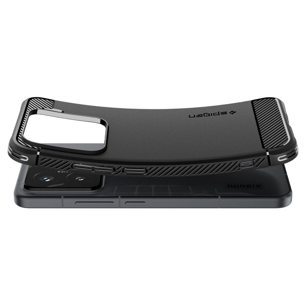 COPERTURA SPIGEN RUGGED ARMOR XIAOMI 15 NERO OPACO