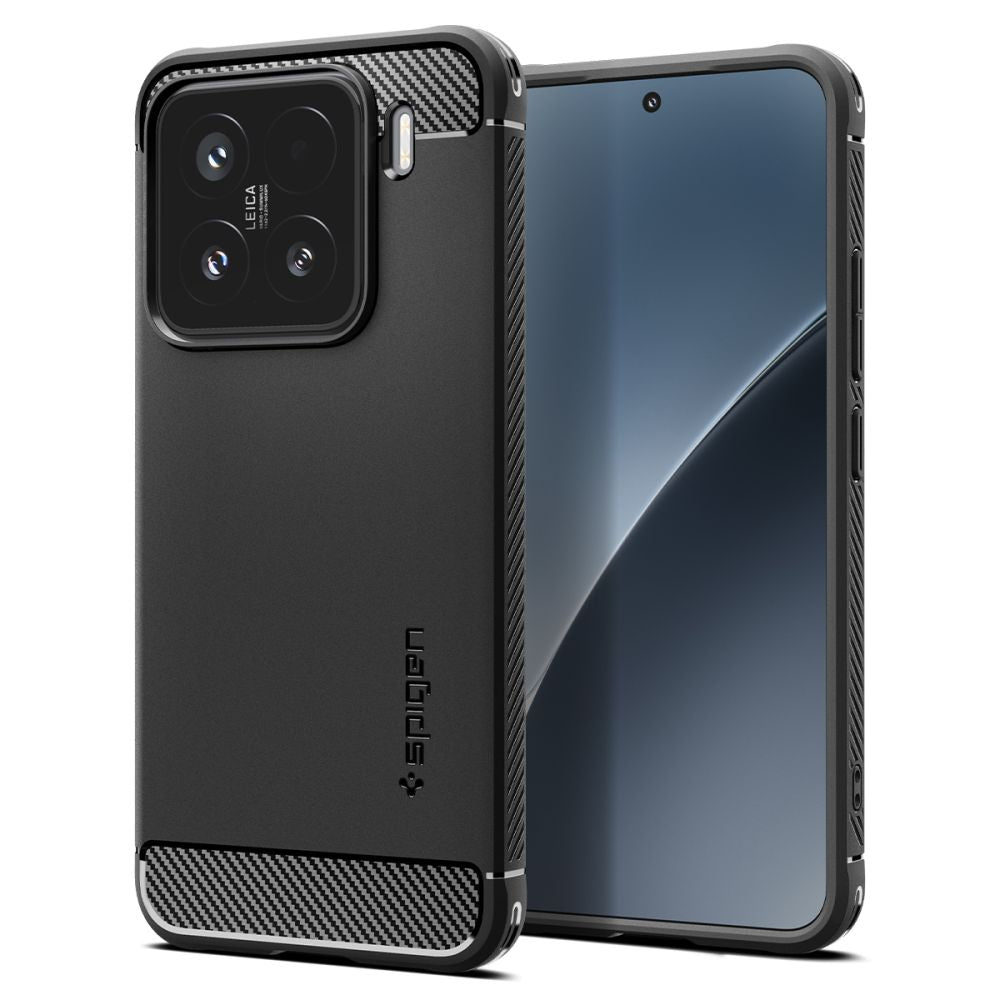 COPERTURA SPIGEN RUGGED ARMOR XIAOMI 15 NERO OPACO