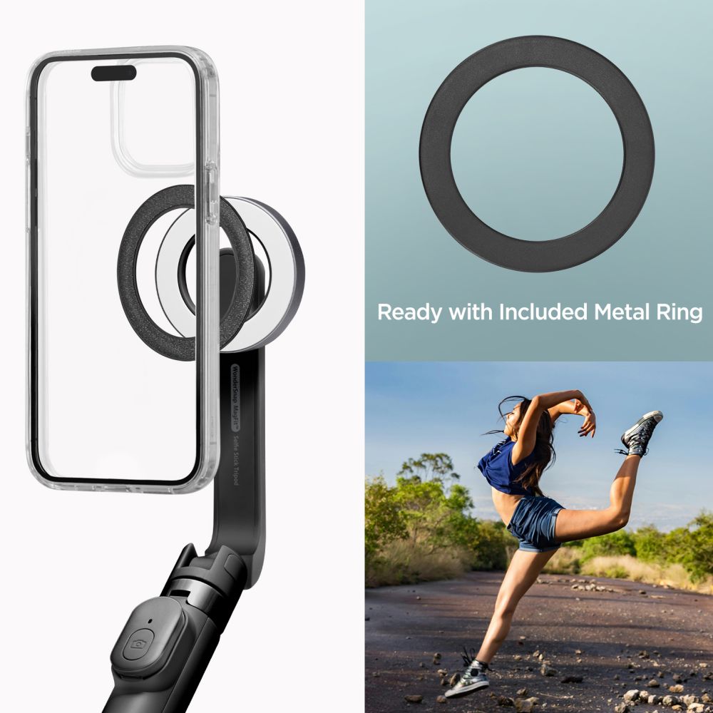 SPIGEN S571W MAGSAFE BLUETOOTH SELFIE STICK TRIPOD NERO