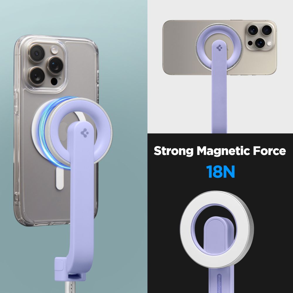 SPIGEN S571W MAGSAFE BLUETOOTH SELFIE STICK TRIPOD LAVANDA