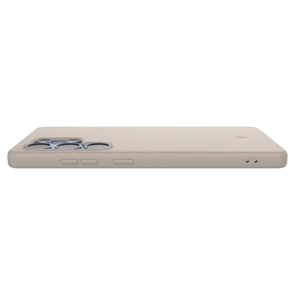 COPERTURA SPIGEN SILICONE FIT MAG MAGSAFE GALAXY S25 ULTRA TITANIO NATURALE