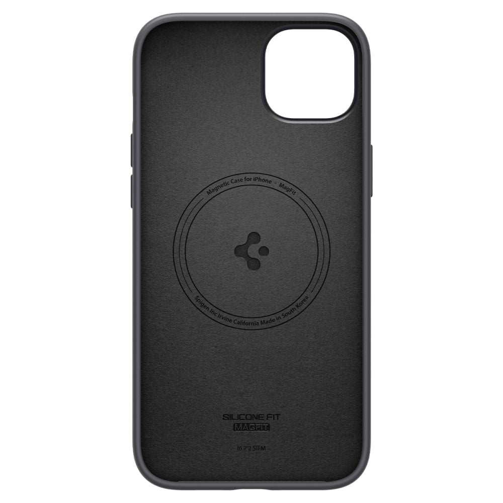 COPERTURA SPIGEN SILICONE FIT MAG MAGSAFE IPHONE 14 PLUS NERA