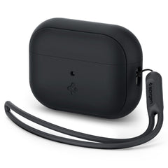CUSTODIA SPIGEN SILICONE FIT STRAP APPLE AIRPODS PRO 1 / 2 NERA