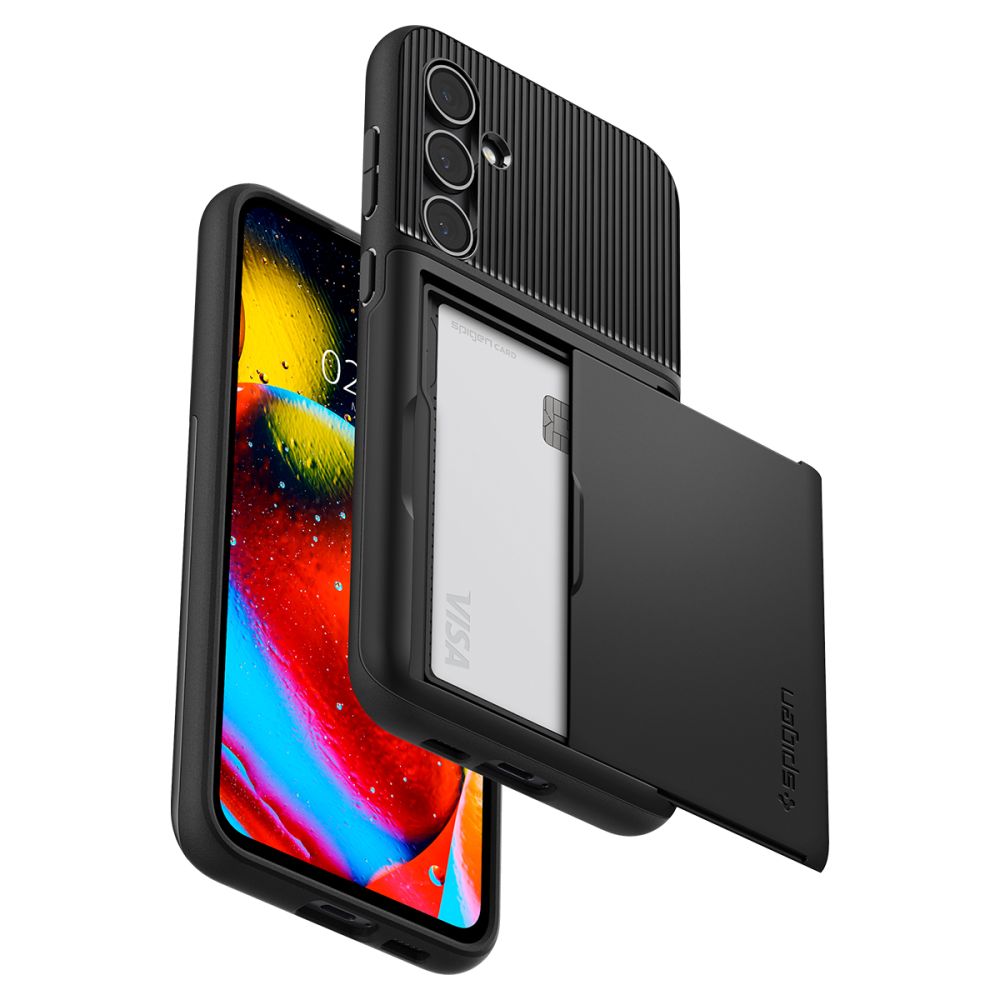 COPERTURA SPIGEN SLIM ARMOR CS GALAXY S23 FE NERA