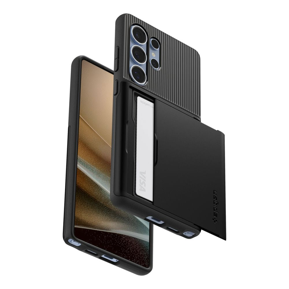 COPERTURA SPIGEN SLIM ARMOR CS GALAXY S25 ULTRA NERA