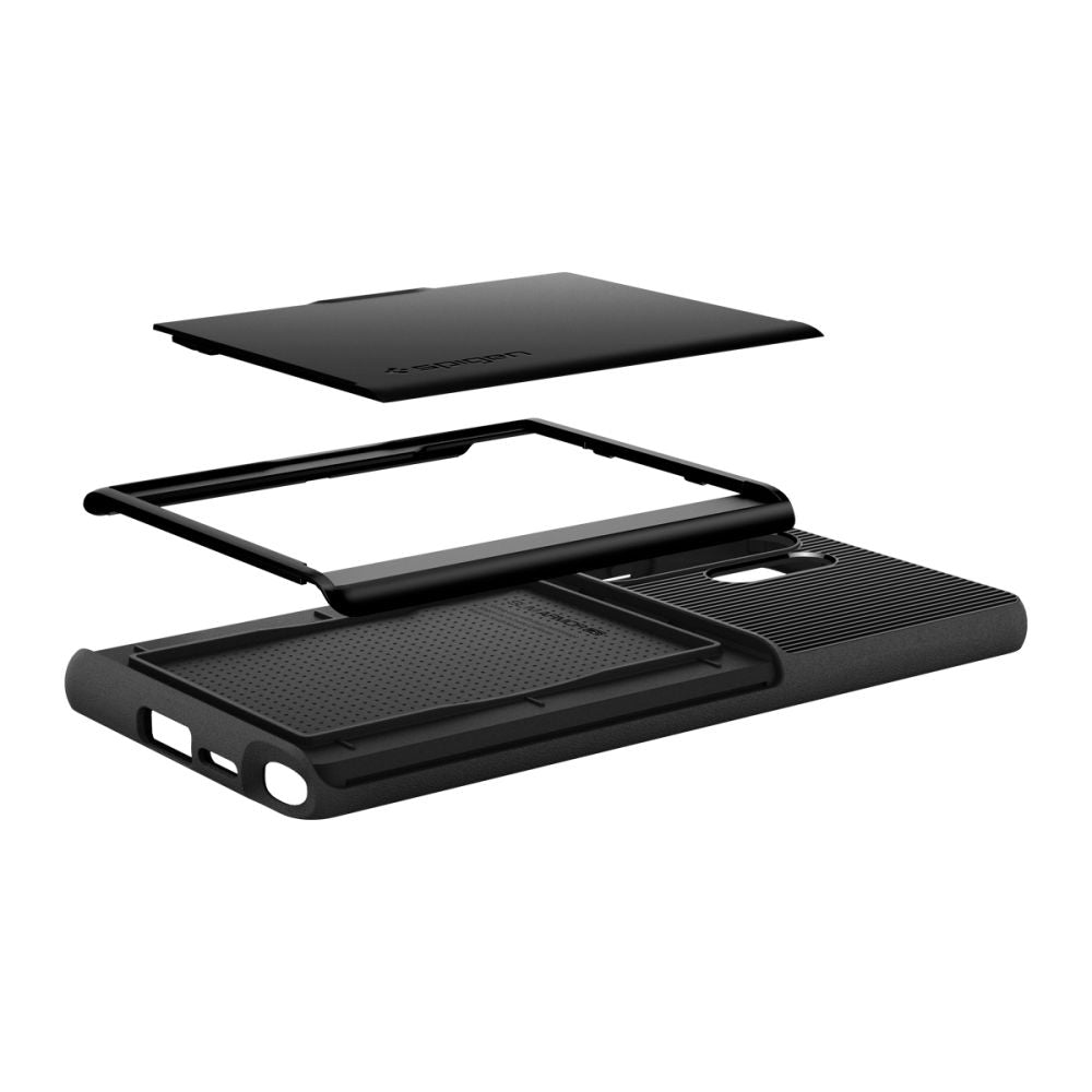 COPERTURA SPIGEN SLIM ARMOR CS GALAXY S25 ULTRA NERA