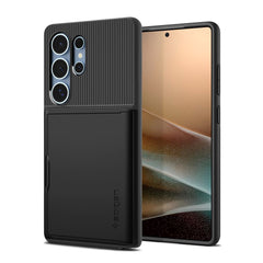 COPERTURA SPIGEN SLIM ARMOR CS GALAXY S25 ULTRA NERA