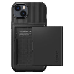 COPERTURA SPIGEN SLIM ARMOR CS IPHONE 14 PLUS NERA