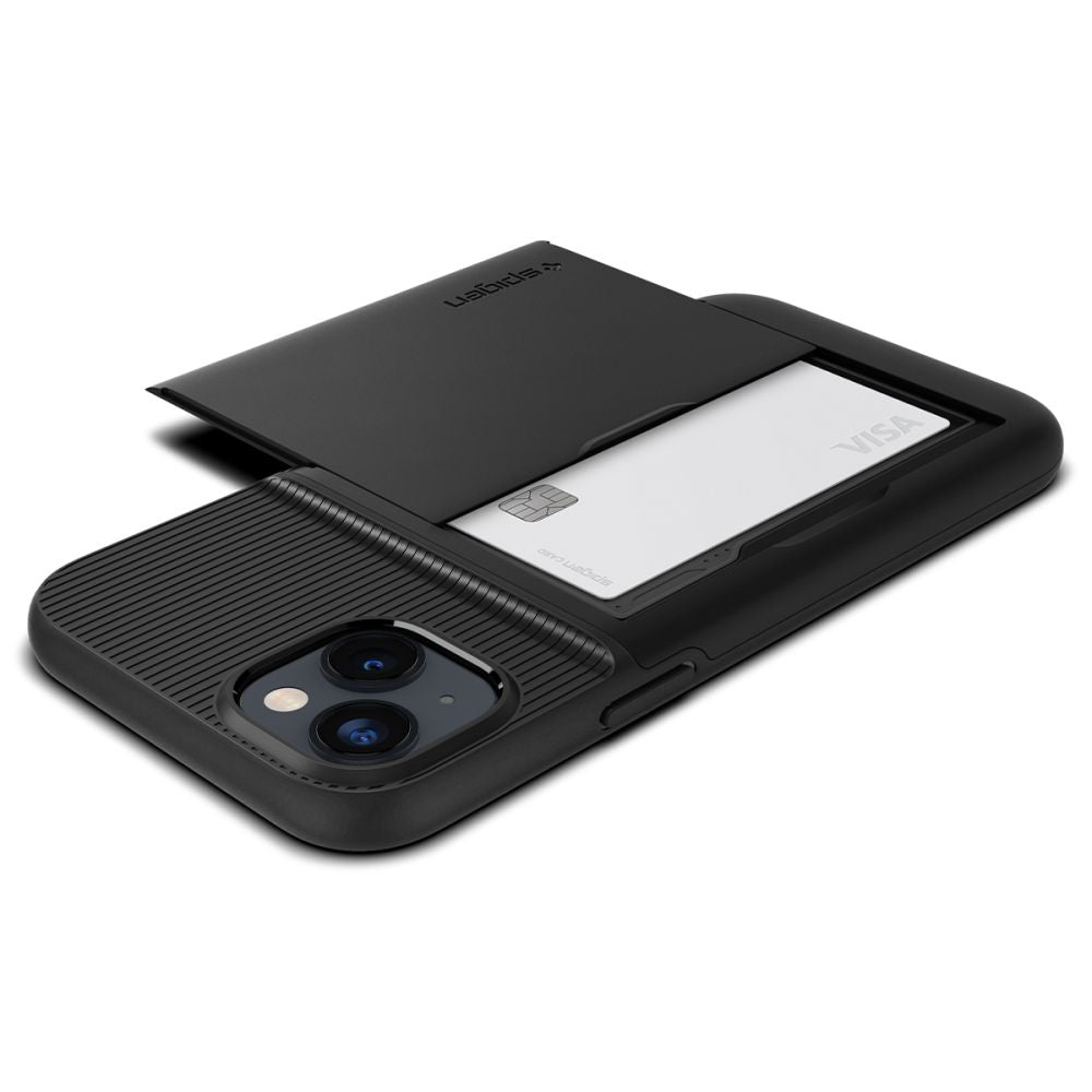 COPERTURA SPIGEN SLIM ARMOR CS IPHONE 14 PLUS NERA