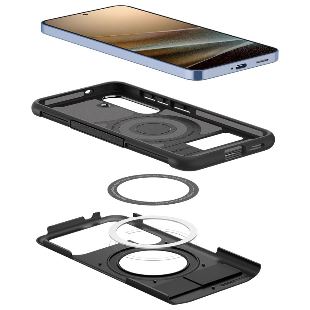COPERTURA SPIGEN SLIM ARMOR MAG MAGSAFE GALAXY S25 NERA