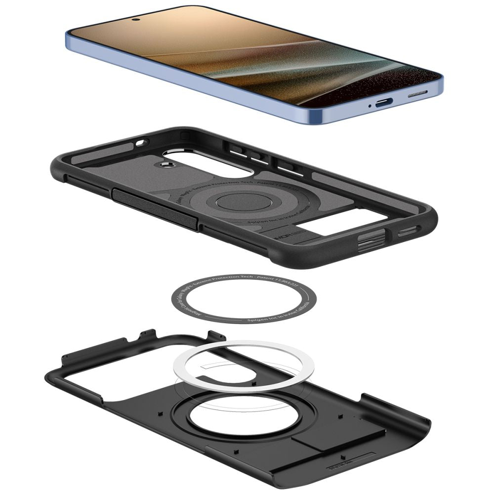 COPERTURA SPIGEN SLIM ARMOR MAG MAGSAFE GALAXY S25+ PLUS NERA