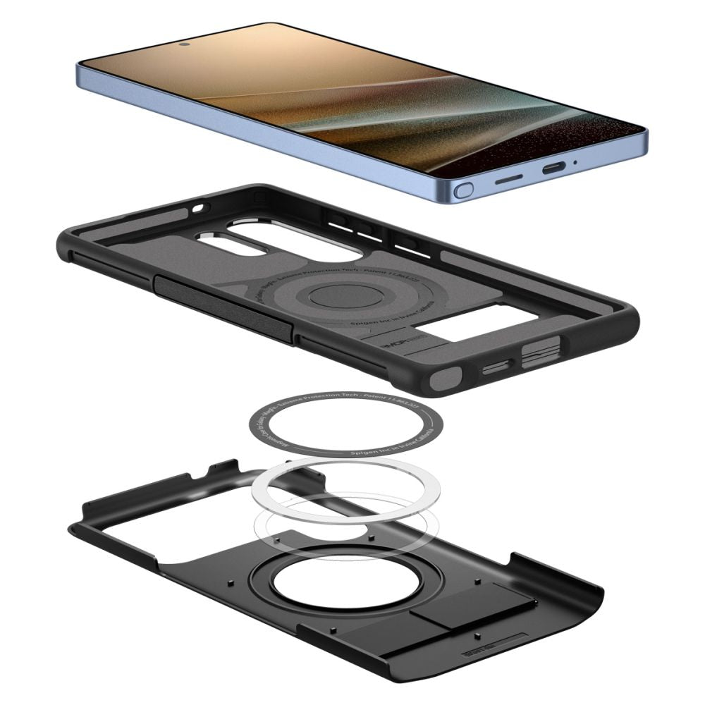 COPERTURA SPIGEN SLIM ARMOR MAG MAGSAFE GALAXY S25 ULTRA NERA