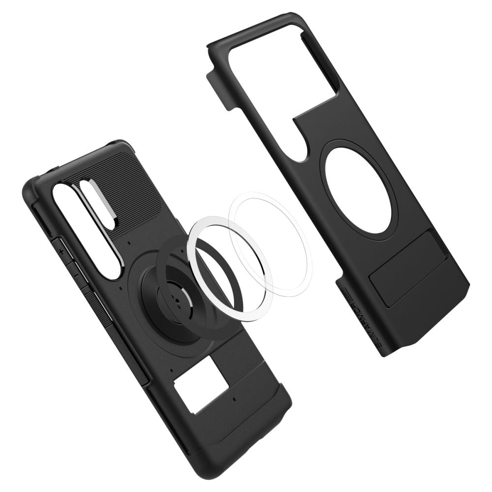 COPERTURA SPIGEN SLIM ARMOR MAG MAGSAFE GALAXY S25 ULTRA NERA